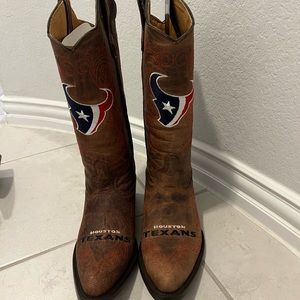 BNIB Ladies Vintage NFL Houston Texans cowboy Boots